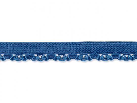Elastisches Zierband 10mm blau 