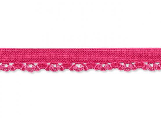 Elastisches Zierband 10mm pink 