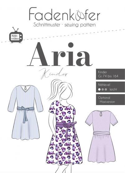 Papierschnittmuster Kleid Aria Kinder 